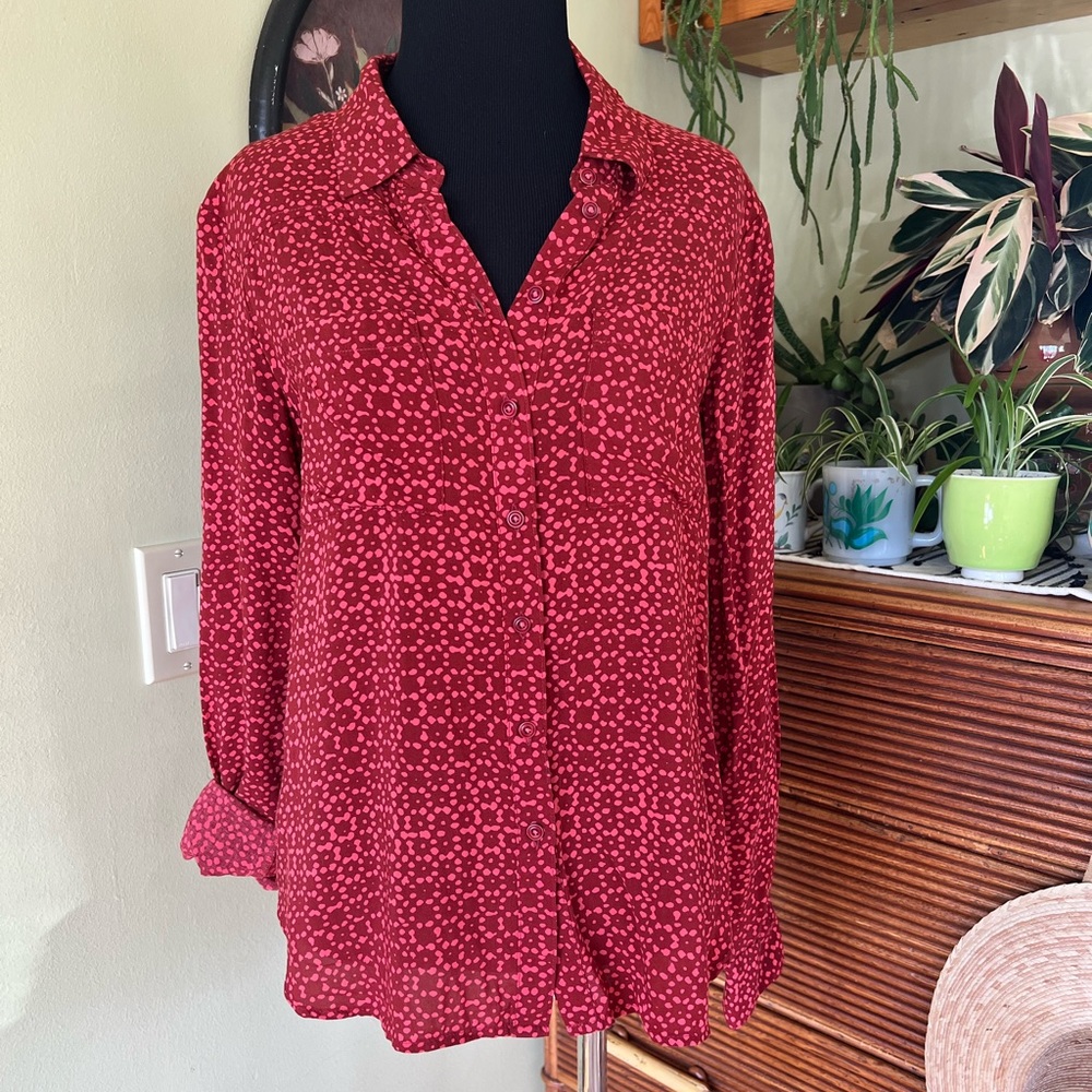 Holding Horses (an anthro brand) button down shirt size 2.